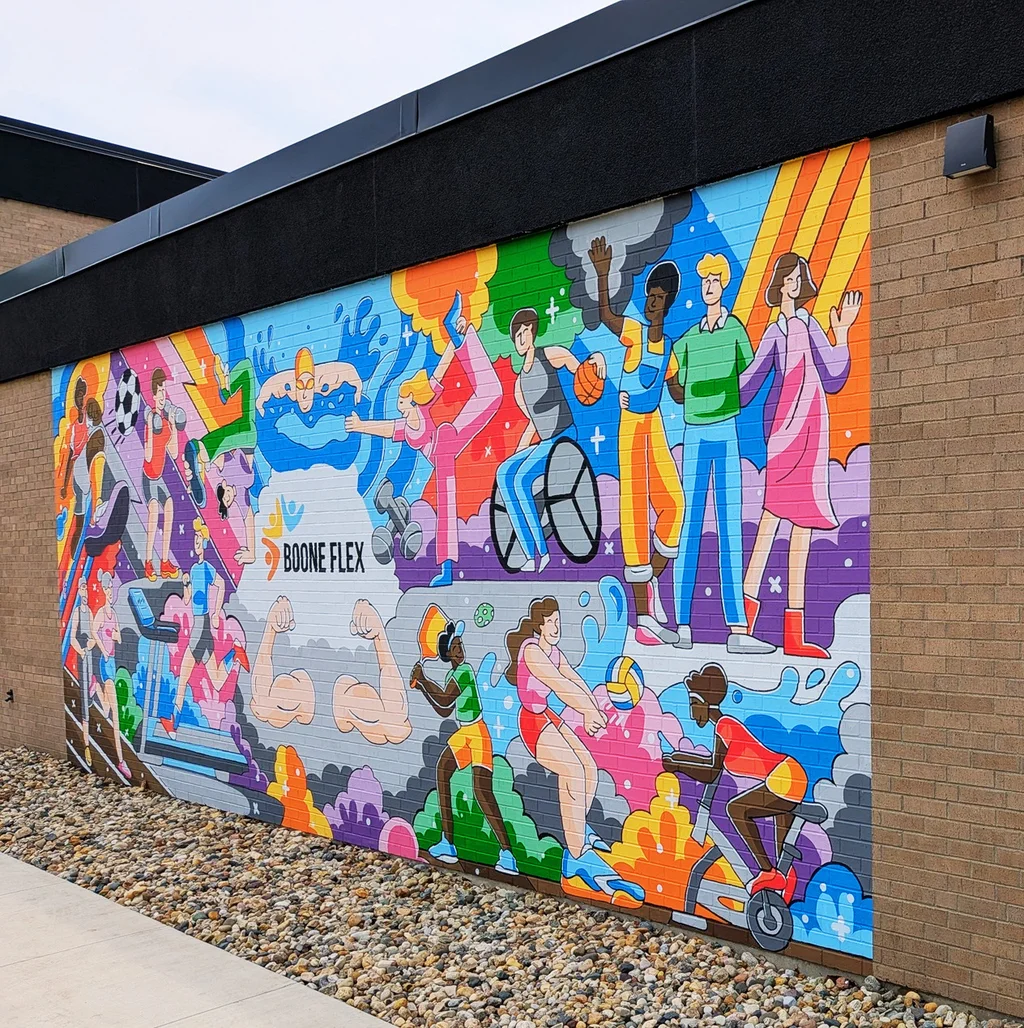Boone FLEX Mural