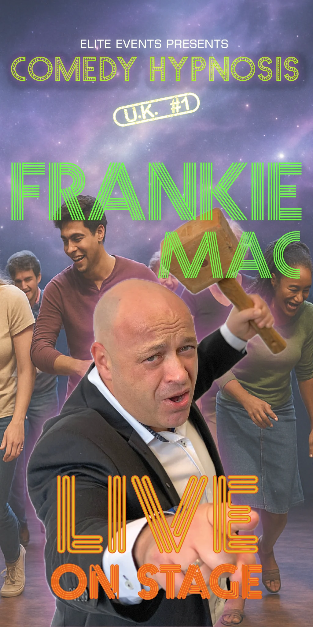 Elite Events Hypnotist Frankie Mac