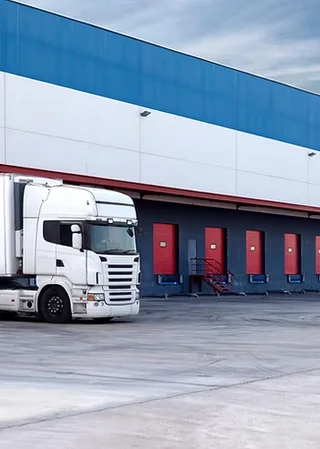Truck and warehouse facility secured by KRE Security