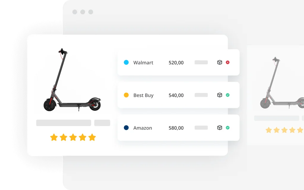 Minderest enterprise price monitoring dashboard