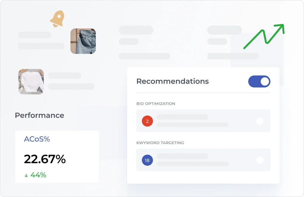 SellerMetrics automated bid management interface