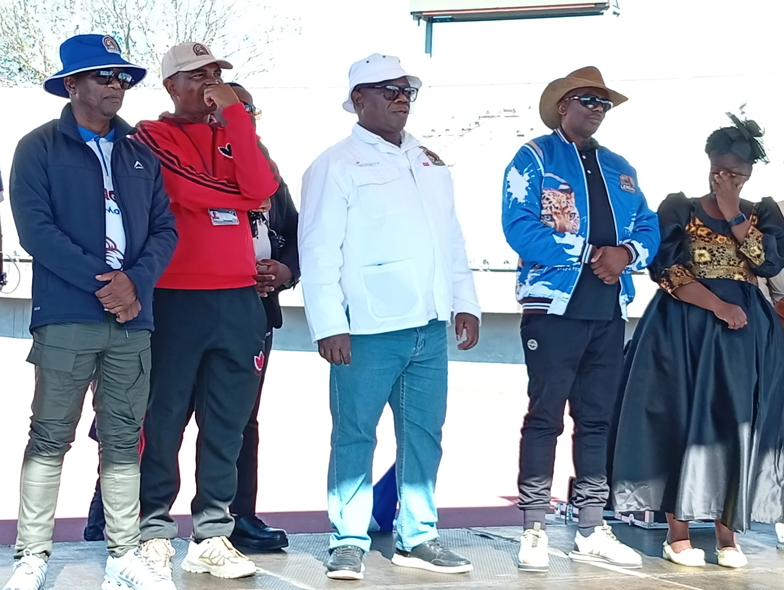 President Ntate Thabo Thedingwana and Leadership at Setsoto Stadium