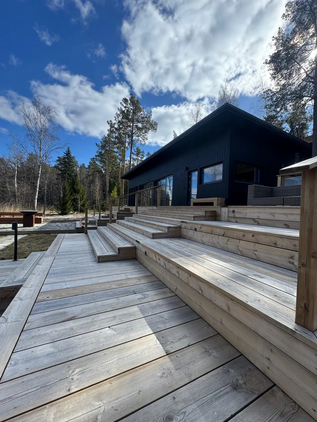 Färdigställt terrassprojekt
