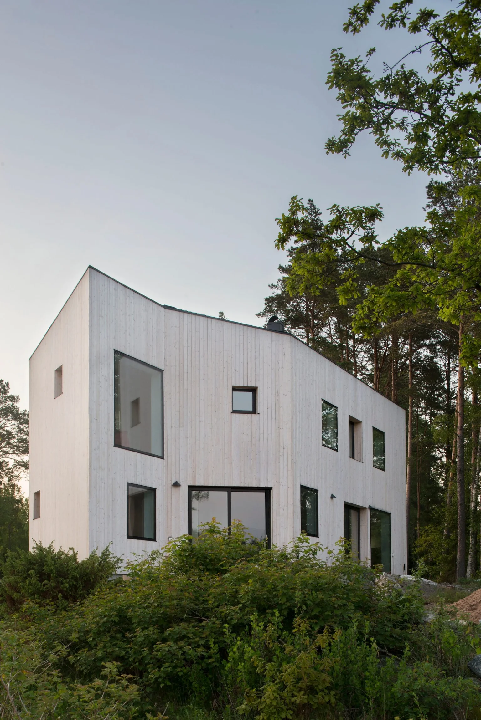 Wooden facade