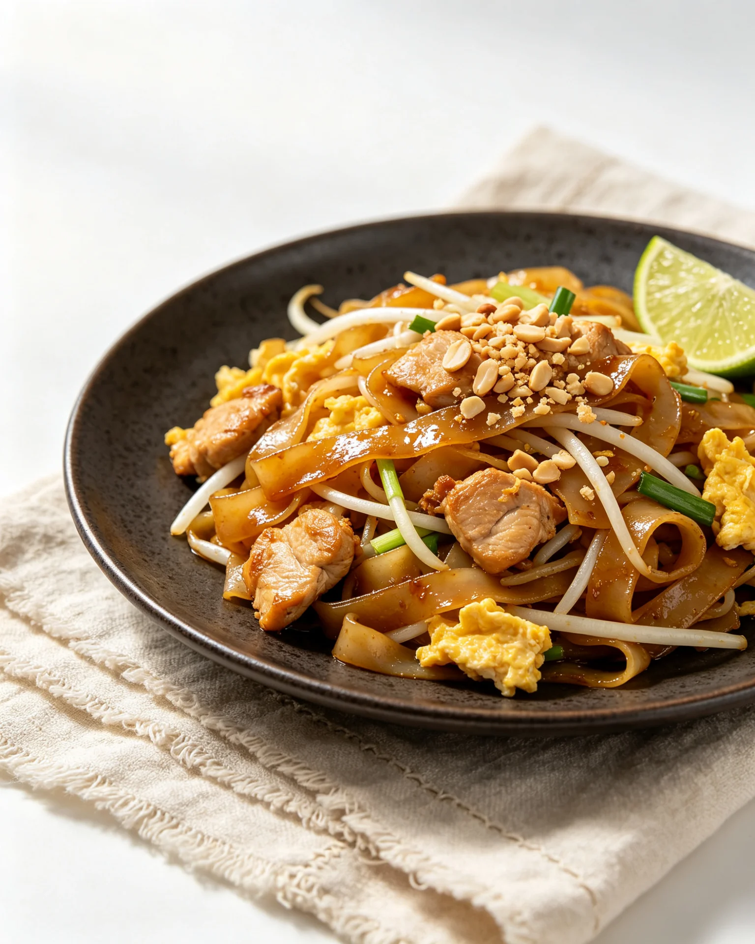 Chicken Pad Thai Recipe (ผัดไทย)