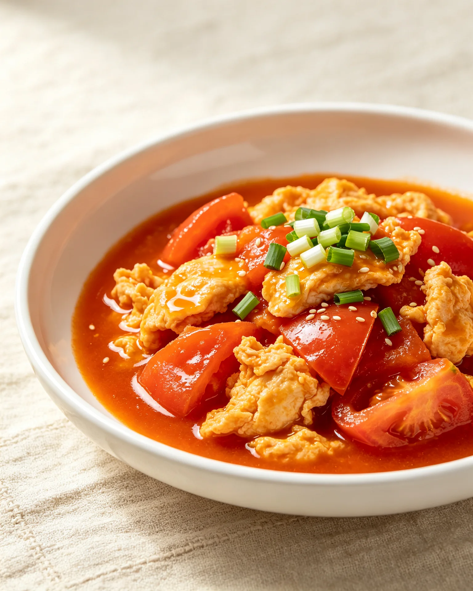 Chinese Tomato Egg Stir Fry Recipe (番茄炒蛋) - Traditional Chinese Home Cooking Recipe