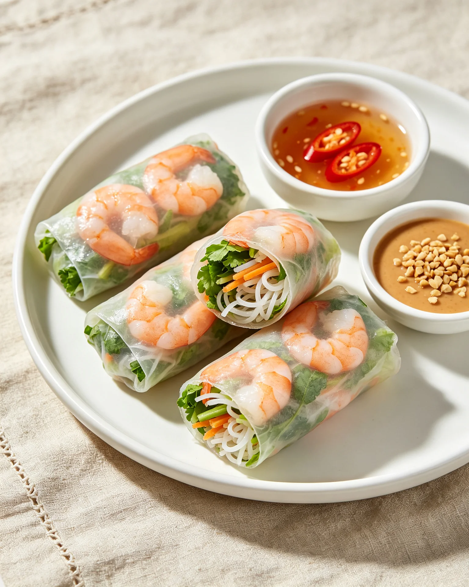 Vietnamese Rice Paper Rolls (Gỏi Cuốn)
