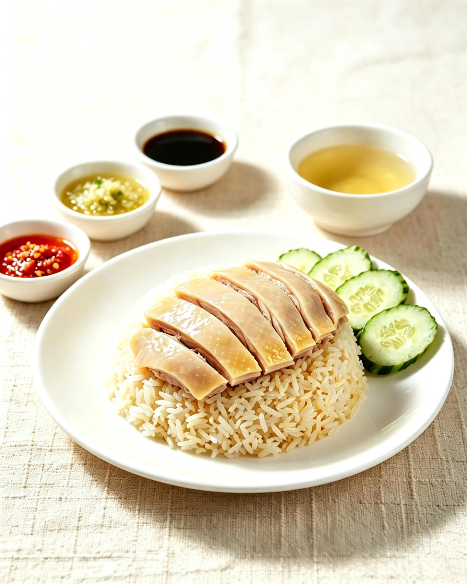 Hainanese Chicken Rice Recipe (Singapore) 