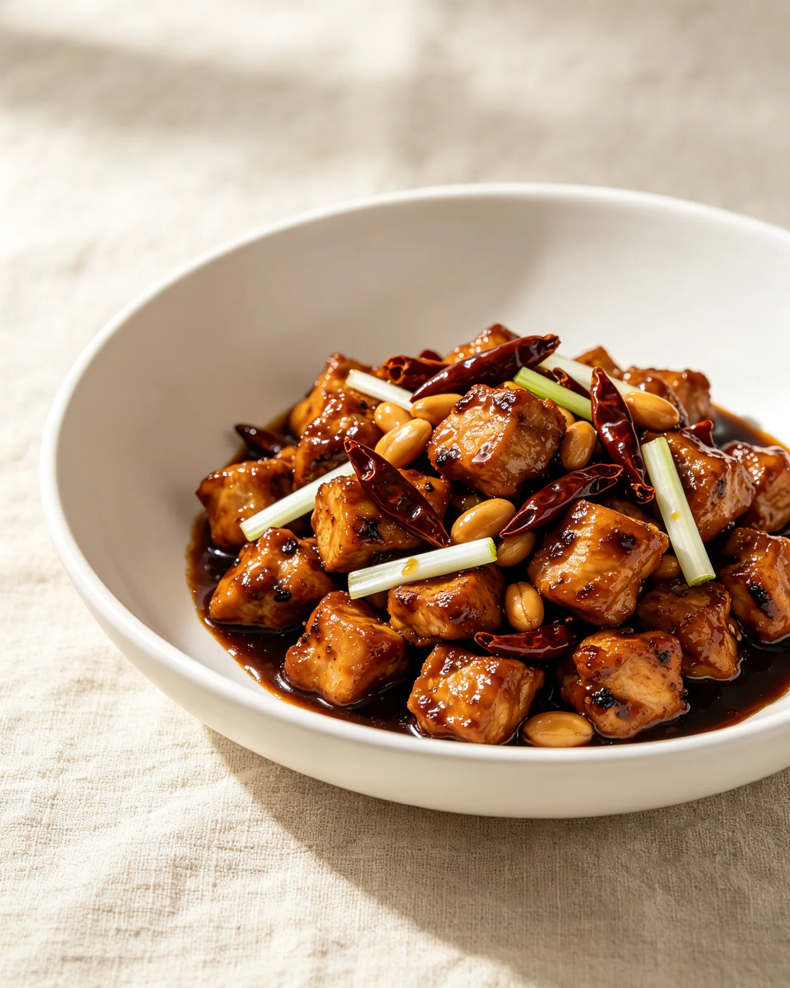 Kung Pao Chicken Recipe (Gong Bao Ji Ding) 