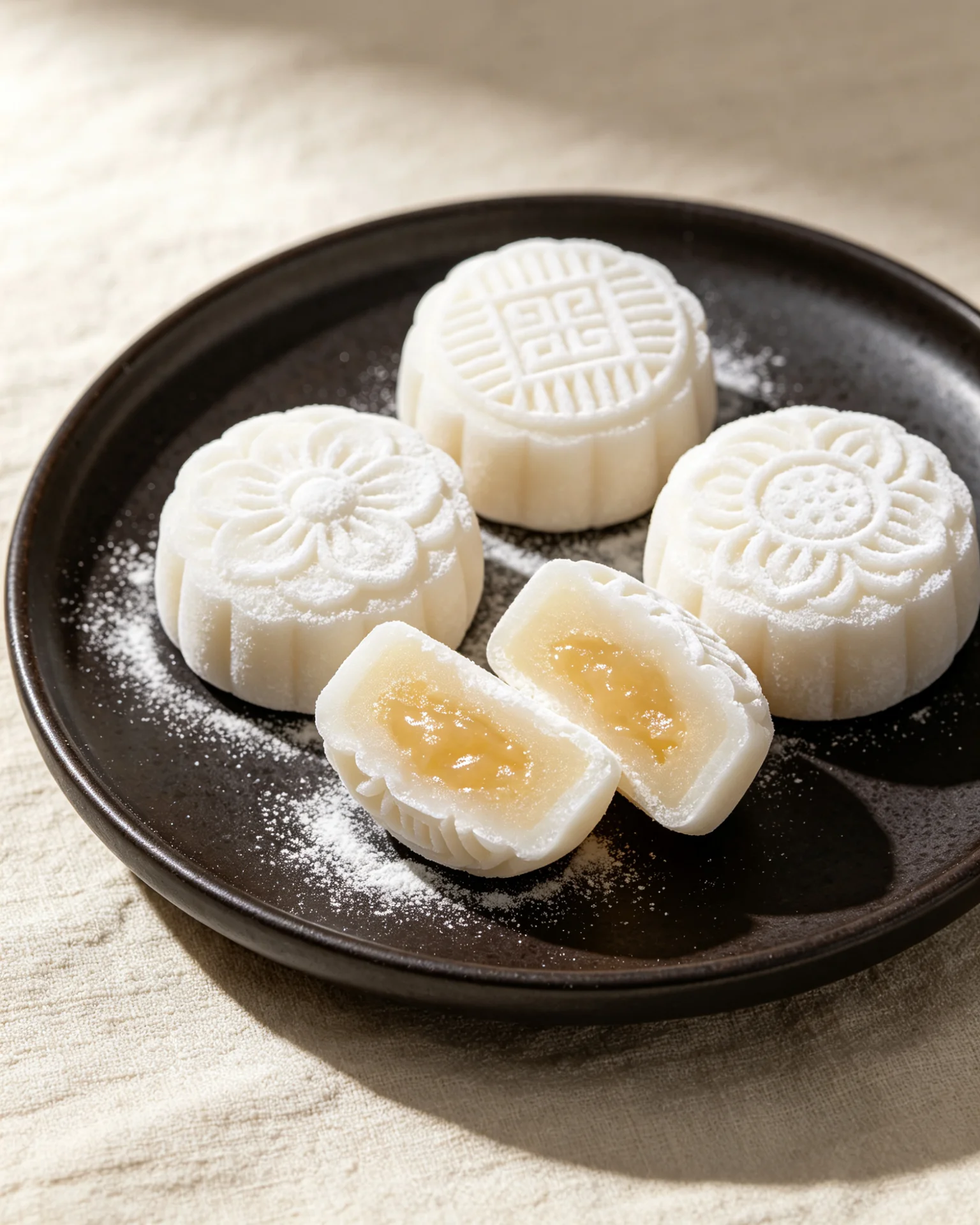 Snow Skin Mooncake Recipe (冰皮月饼)