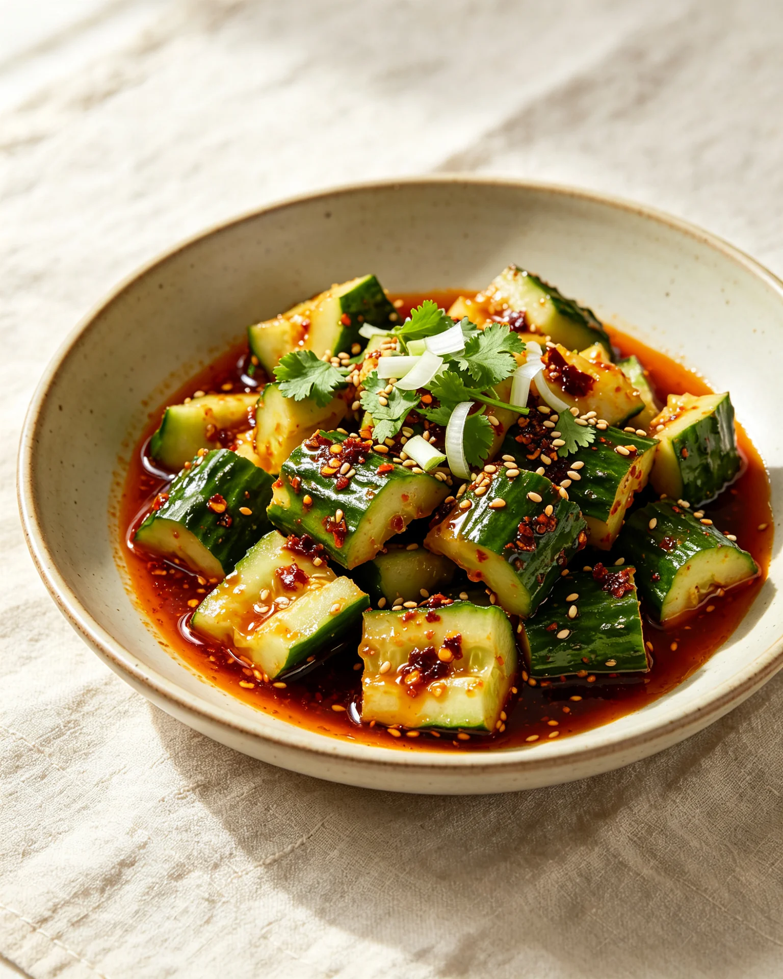  Smashed Cucumber Salad (Pai Huang Gua / 拍黄瓜)
