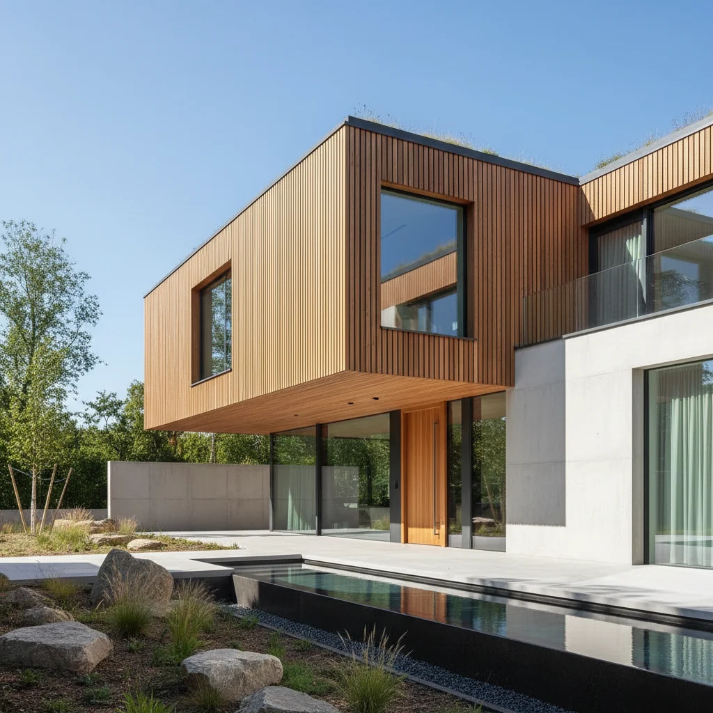Modern construction project